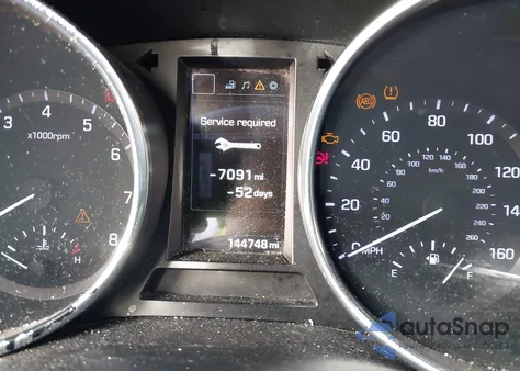 2017 Hyundai Santa Fe Sport 2.0T from USA, damaged, VIN 5XYZU4LA0HG414182